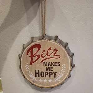 Fun metal wall hanging